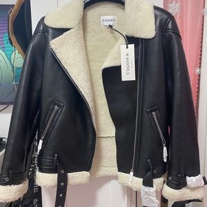 Vigoss Sherpa leather jacket